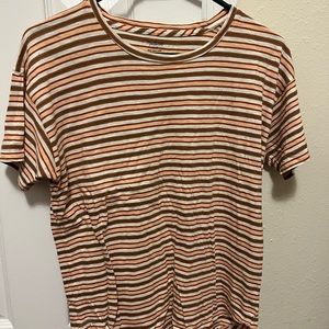 Madewell Neutral Striped Tee